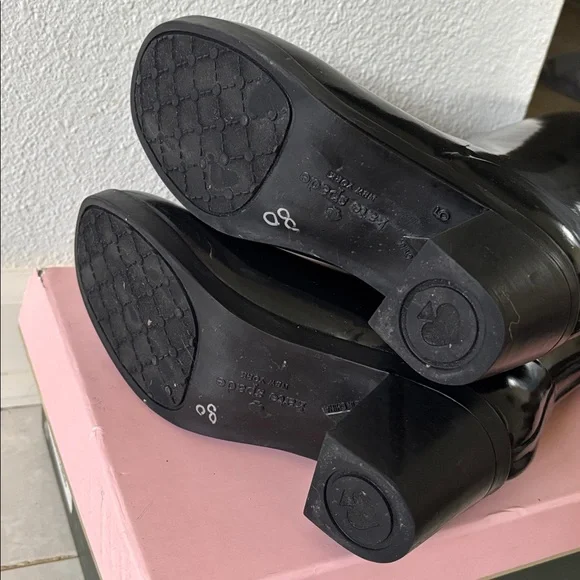 Kate Spade black rain boots - Picture 8 of 14